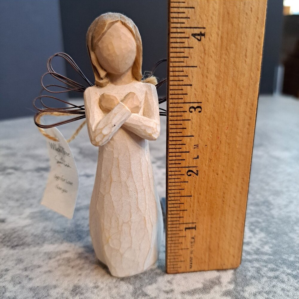 Willow Tree Ornament Sign Of Love 2003 Demdaco 2003 Susan Lordi 4 Inches Tall
